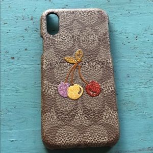 Coach iPhone X phone case